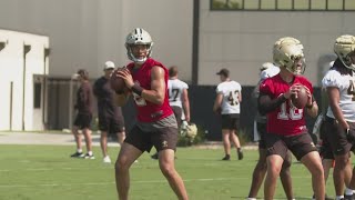 Kubiak begins work at Saints rookie minicamp [upl. by Beckett628]