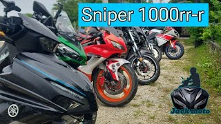 SABAY SA LITER BIKES  SNIPER 155r  JAEK MOTO [upl. by Airotel]