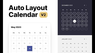 Simple Calendar UI in Figma figma webdesign uiux [upl. by Adnawed322]