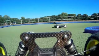 Chasing the Tamiya Top Force Evo with on car cam at 1066 racing [upl. by Anyg]