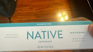 Native Toothpaste Review [upl. by Arata]