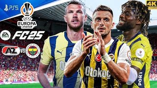 FC 25  AZ Alkmaar vs Fenerbahçe  Europa League 2024 Full Match  Džeko SaintMaximin  PS5™ 4K60 [upl. by Enorahs]