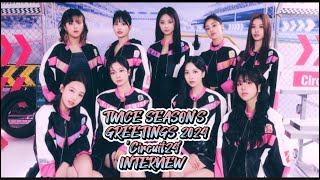 TWICE SEASONS GREETINGS 2024 Circuit24 INTERVIEW twice interview 2024 2024goals [upl. by Lenz113]