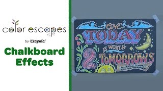 NEW Crayola Color Escapes Chalkboard Effects [upl. by Jorie]