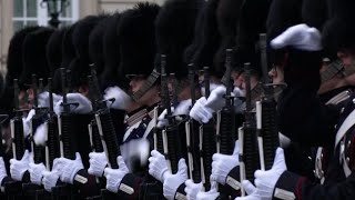 Changing of the Guard Before Queen’s Abdication in Denmark  VOA News [upl. by Greenman832]