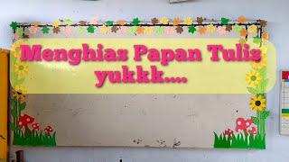 MENGHIAS PAPAN TULIS DENGAN KERTAS ORIGAMI [upl. by Alahsal]