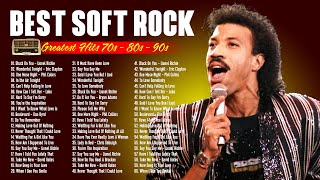 70s 80s 90s Soft Rock Music Hits Playlist ✌ Lioenl Richie Rod Stewart Celine Dion Phil Collins [upl. by Yeldar]