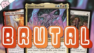 This Deck Is Brutal  0 Slivers  Sliver Overlord  Commander  Magic the Gathering [upl. by Jarrod]