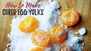 Cured Egg Yolk Recipe  How To Make Cured Egg Yolks [upl. by Glavin]