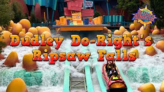 Experience Dudley DoRight’s Ripsaw Falls in 4K The Ultimate Water Coaster Ride [upl. by Lais]