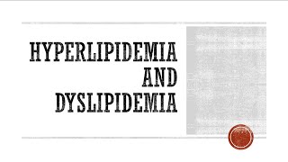 Hyperlipidemia and Dyslipidemia  Exercise Prescription [upl. by Nedmac]