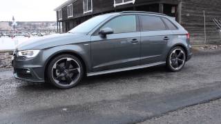 2014 Audi A3 TDI quattro Stronic Sport 184 PS in detail launch walkaround flyby [upl. by Aicyla357]