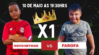 X1 NOVO NEYMAR vs FAROFA  LIGA TEEN DO FELIPE TOYS [upl. by Nyrahs744]