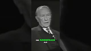 Die Judenfrage Ein Streben nach Gerechtigkeit Konrad Adenauer 1965 [upl. by Xanthus338]