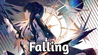 Nightcore  Falling  Blacklite district Lyrics [upl. by Brunhilde]