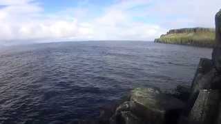 Neist Point lure fishing for pollock September 2015 [upl. by Giuditta]