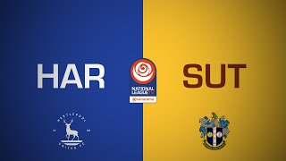 HARTLEPOOL UNITED 43 SUTTON UNITED  National League highlights  5th October 2024 [upl. by Eisler581]