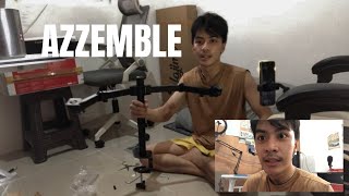 How to Assemble  Dual Monitor Stand 2029 [upl. by Eniroc980]