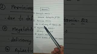 Anemia classification anemia medical doctors youtubeshorts shorts [upl. by Berrie]