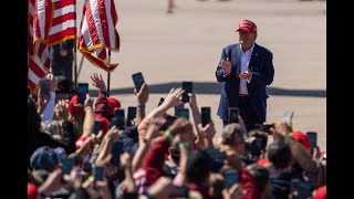 Trump campaigns in Uniondale NY [upl. by Farmann]