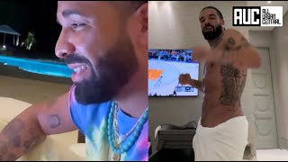 Drake Reacts To His Meat Going Viral After Tape Leaks [upl. by Amej576]