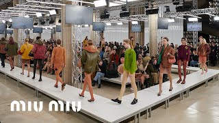 Miu Miu  FallWinter 2023 Fashion Show [upl. by Dlanigger]