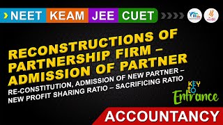 Reconstitution Of Partnership Firm Admission Of Partner EP 5 2 Accountancy Part 01 [upl. by Ymmas]