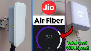 Jio AirFiber Installation  Total Cost Wifi Speed OTT amp TV Channel Recharge  Jio Airfiber Detail [upl. by Avigdor894]