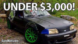 5 Cheap Drift Cars For Beginners  Under 3k [upl. by Eelinej]