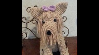 Crochet Amigurumi Yorkie Dog Part 3 DIY tutorial [upl. by Luciano]