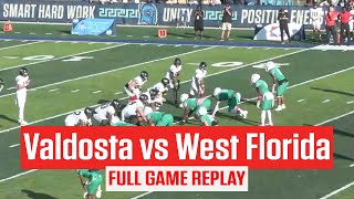 Full Replay Valdosta State vs West Florida Football  2023 Gulf South [upl. by Drais]