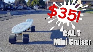 Cheap Alternative Penny Board  Glow in the Dark Cal 7 mini cruiser [upl. by Drofub]