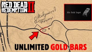 Red Dead Redemption 2  Unlimited Gold Bars  RDR2 Unlimited Gold Bar Glitch  RDR2 Money Glitch [upl. by Redna188]