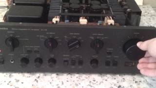 Technics SU V8 Vintage stereo integrated amplifier Test [upl. by Esme891]