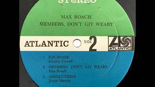 Max Roach  Equipoise 1968 [upl. by Ayotan436]