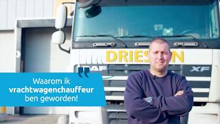 Waarom Jarno vrachtwagenchauffeur is geworden  Sectorinstituut Transport en Logistiek [upl. by Alamac]