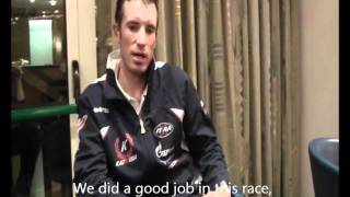 Kolobnev summarizes the quotTirrenoAdriatico 2011quot for Katusha [upl. by Aiyot]