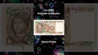 Lire 5000 🇮🇹Banconota Antonello da Messina Banca DItalia monete rare collection euro lire doc [upl. by Ahserkal]