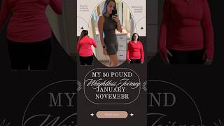 50LB Weightloss transformation weightloss weightlossjourney weightlosstransformation workout [upl. by Gninnahc779]