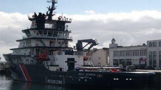 Abeille Bourbon  massive Salvage Tug moored at Brest Harbour [upl. by Scrogan]