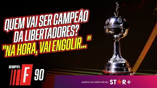 SORTEIO DA LIBERTADORES DEFINE OITAVAS DE FINAL quotO CAMPEÃO VAI SER Oquot  F90BR DEBATE [upl. by Nadirehs75]