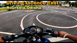 Odisha RTO Two Wheeler Driving Test  DL driving test odisha Driving licence test DL test Rourkela [upl. by Brear]