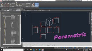 AutoCAD Parametric Part 1 [upl. by Genaro]