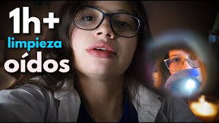 1h LIMPIEZA DE OIDOS para DORMIR p👂🏻🧼Vivalen ASMR [upl. by Akilegna]