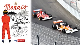 2021 Monaco Historique Race Day  Classic F1 cars race around Monte Carlo [upl. by Llerahc]