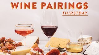 3 Basic WINE amp CHEESE Pairings from Trader Joes 💥 THIRSTDAYS [upl. by Thant]