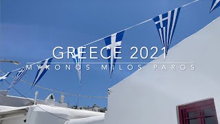 Greece 2021 Milos Paros Mykonos  Holiday [upl. by Orual748]