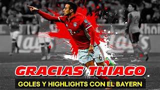 THIAGO ALCÁNTARA 🌟 GOLES y HIGHLIGHTS con el BAYERN MUNICH [upl. by Ylrebme405]