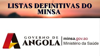 Ministério da Saúde Minsa publica a lista definitiva do concurso realizado em 2022  assista aqui [upl. by Nickles]