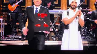 Diljit Dosanjh at Jimmy Fallon show after performance [upl. by Annelak971]